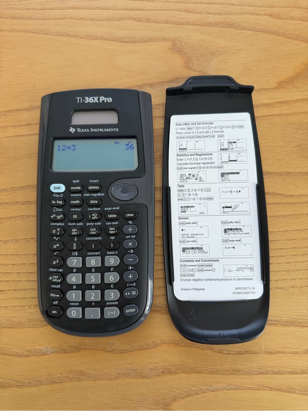 Texas Instruments TI-36X Pro Scientific Calculator - Black